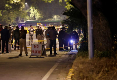 blast outside israeli embassy in new delhi say police