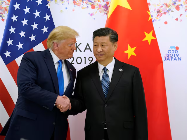 u s president donald trump and china s president xi jinping shake hands ahead of their bilateral meeting during the g20 leaders summit in osaka japan june 29 2019 reuters