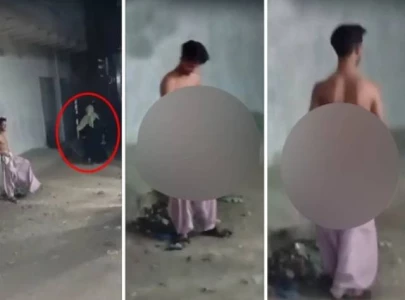 man arrested for indecent exposure in front of woman in karachi