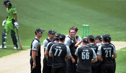 southee s hat trick destroys pakistan
