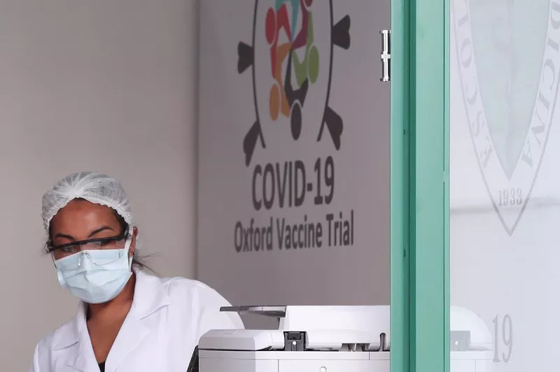 an employee is seen at the reference center for special immunobiologicals crie of the federal university of sao paulo unifesp where the trials of the oxford astrazeneca coronavirus vaccine are conducted in sao paulo brazil june 24 2020 photo reuters an employee is seen at the reference center for special immunobiologicals crie of the federal university of sao paulo unifesp where the trials of the oxford astrazeneca coronavirus vaccine are conducted in sao paulo brazil june 24 2020 photo reuters