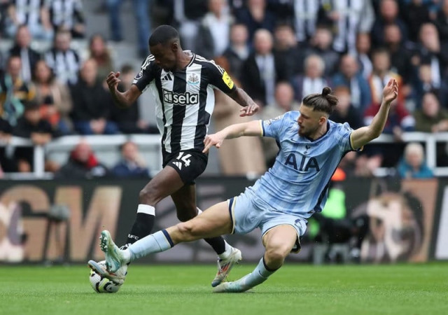tottenham hotspur s radu dragusin in action with newcastle united s alexander isak st james park newcastle britain september 1 2024 photo reuters tottenham hotspur s radu dragusin in action with newcastle united s alexander isak st james park newcastle britain september 1 2024 photo reuters