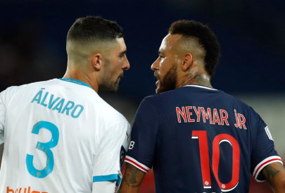 neymar banned for two games alvaro investigated after psg marseille brawl neymar banned for two games alvaro investigated after psg marseille brawl