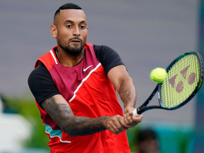 kyrgios stuns rublev at miami open kyrgios stuns rublev at miami open