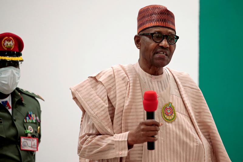 nigerian president muhammadu buhari speaks after security forces rescued schoolboys from kidnappers in katsina nigeria december 18 2020 photo reuters file