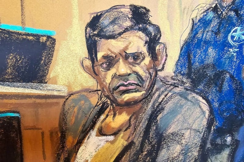 nikhil gupta accused of plotting kill gurpatwant singh pannun in new york city us june 17 2024 in this courtroom sketch photo reuters