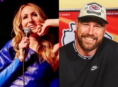 nikki glaser spots travis kelce backstage at taylor swift s amsterdam shows