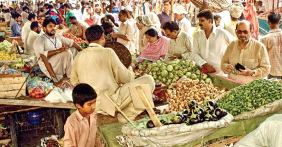 no teeming crowds at sunday bazaars