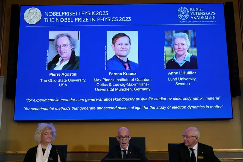 nobel physics prize goes to trio who lit up secrets of the atom nobel physics prize goes to trio who lit up secrets of the atom