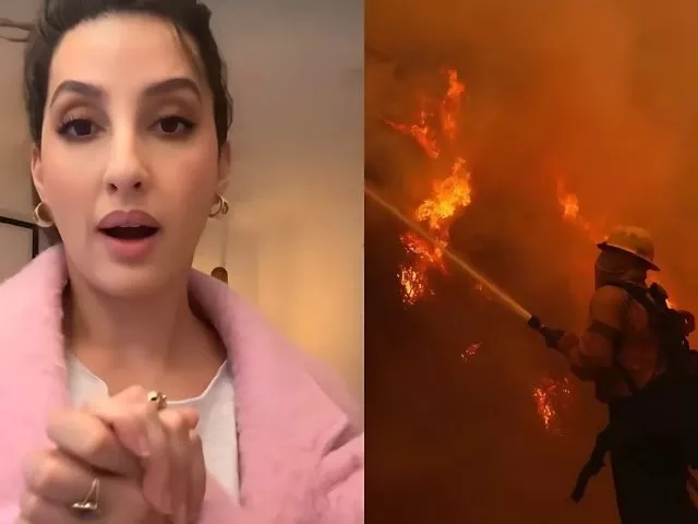 watch nora fatehi reveals her terrifying experience from la wildfires watch nora fatehi reveals her terrifying experience from la wildfires