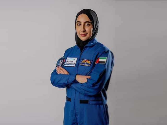 emirati national nora al matrooshi the first arab woman selected to train as an astronaut poses for a photo united arab emirates april 6 2021 mohammed bin rashid space centre handout via reuters