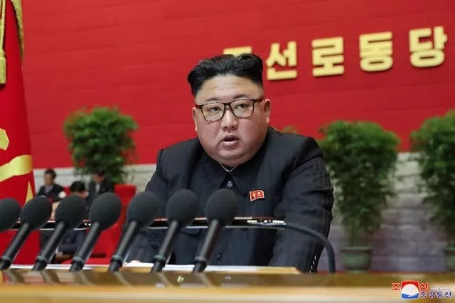 north korean leader kim jong un speaks during the 8th congress of the workers party in pyongyang north korea in this photo supplied by north korea s central news agency kcna on january 8 2021 photo reuters north korean leader kim jong un speaks during the 8th congress of the workers party in pyongyang north korea in this photo supplied by north korea s central news agency kcna on january 8 2021 photo reuters