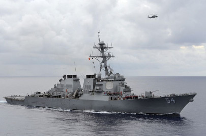 china says us threatening peace as warship transits taiwan strait