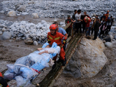 rescue efforts underway as china earthquake toll rises to 65