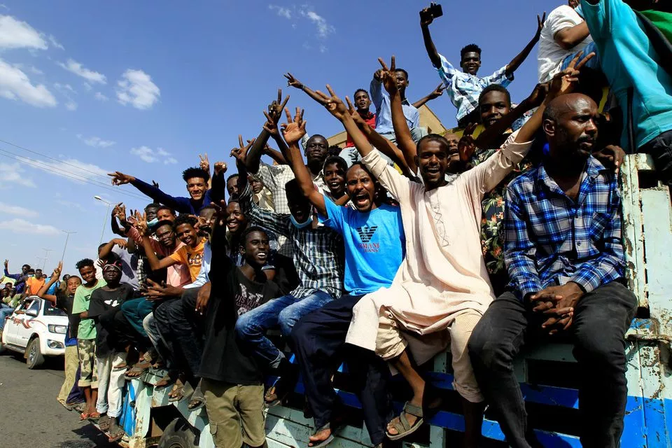protesters gesture and shout slogans as they demonstrate against the sudanese military s recent seizure of power and ousting of the civilian government in the capital khartoum sudan october 30 2021 photo reuters protesters gesture and shout slogans as they demonstrate against the sudanese military s recent seizure of power and ousting of the civilian government in the capital khartoum sudan october 30 2021 photo reuters