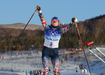 norway s johaug wins first gold medal of beijing olympics norway s johaug wins first gold medal of beijing olympics