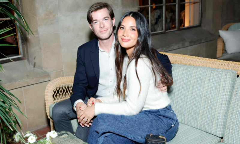 john mulaney and olivia munn attend the chanel dinner to celebrate the launch of sofia coppola archive 1999 2023 at chateau marmont in september 2023 in los angeles california photo wireimage