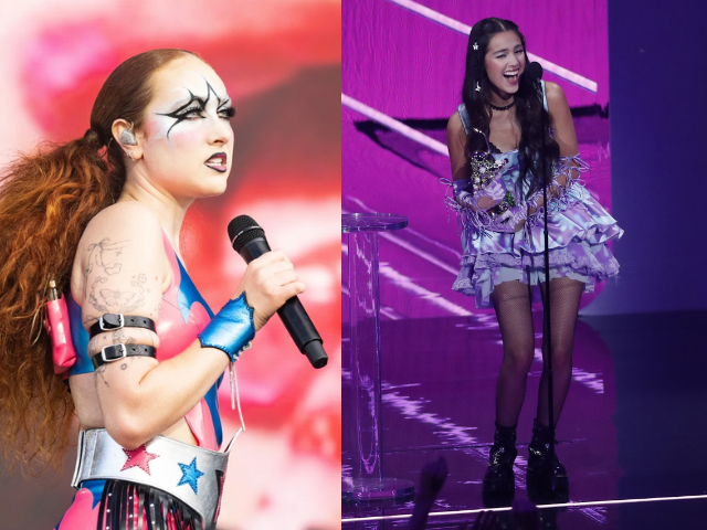 chappell roan and olivia rodrigo light up the stage with hot to go at guts world tour in la chappell roan and olivia rodrigo light up the stage with hot to go at guts world tour in la