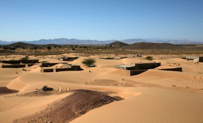 located at the bottom of a valley nearly 400 kilometres 250 miles southwest of the capital muscat wadi al murr is cut off from the main roads photos afp