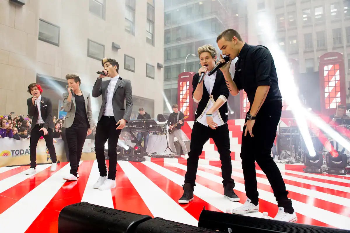 One Direction performing on the Today Show in 2012 (AP)