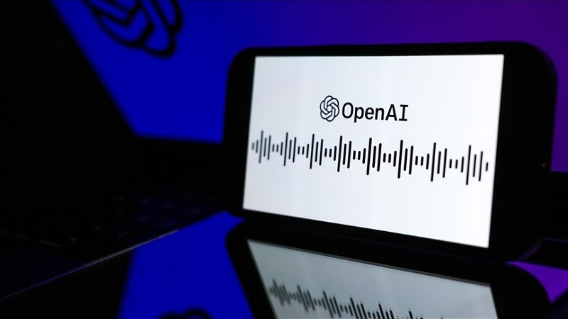openai logo displayed on a screen photo anadolu agency