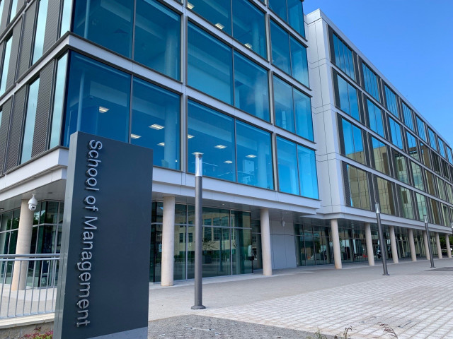 the school of management building offers an airy open layout that aims to foster collaboration and encourage students academics and employers to work together the school of management building offers an airy open layout that aims to foster collaboration and encourage students academics and employers to work together