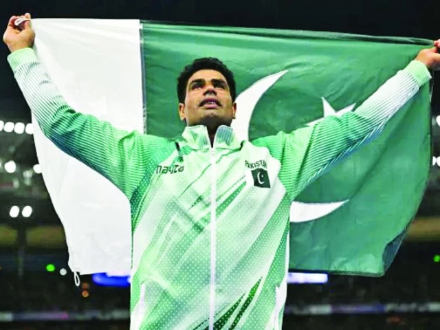 pakistan olympic association made special concessions to ensure gold medallist arshad nadeem s participation at paris 2024 overlooking its ban on pakistan sports board recognised athletics federation of pakistan photo afp fil pakistan olympic association made special concessions to ensure gold medallist arshad nadeem s participation at paris 2024 overlooking its ban on pakistan sports board recognised athletics federation of pakistan photo afp fil