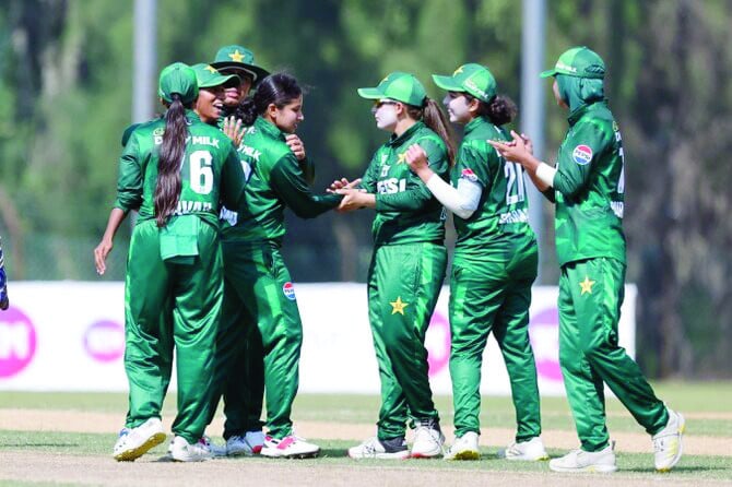 pakistan s u 19 women s captain komal khan says her team has hunger and passion of leaving a mark at the big stage photo reuters