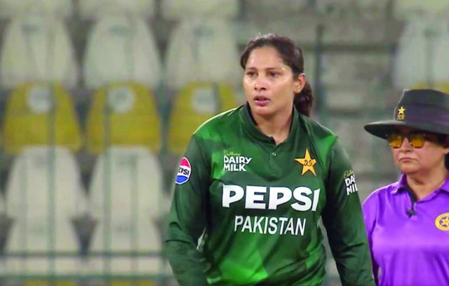 sadia iqbal s consistent performances have earned her a rare honour in icc rankings photo afp sadia iqbal s consistent performances have earned her a rare honour in icc rankings photo afp