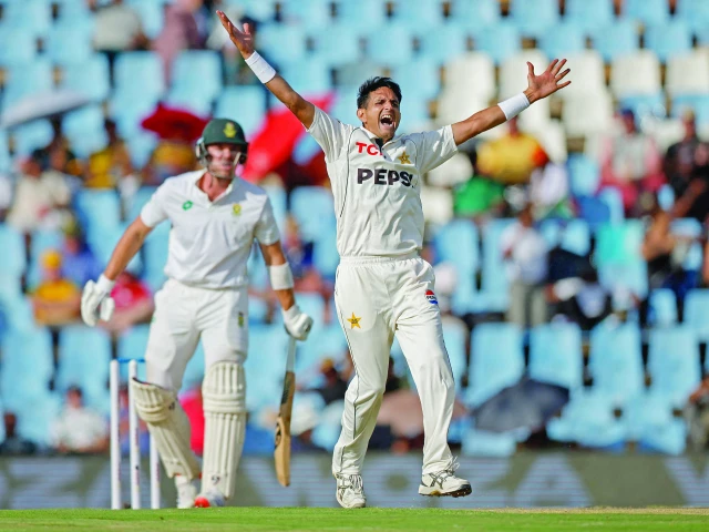 pak strike back in first sa test pak strike back in first sa test