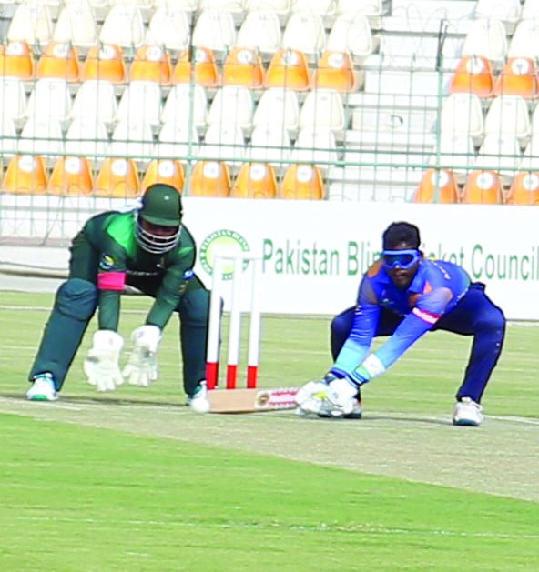 a view of the pakistan versus sri lanka blind t20 world cup match in multan on november 29 2024 pakistan remains unbeaten in the mega event so far photo app