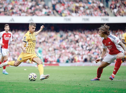 brighton hold arsenal to thrilling 1 1 draw brighton hold arsenal to thrilling 1 1 draw