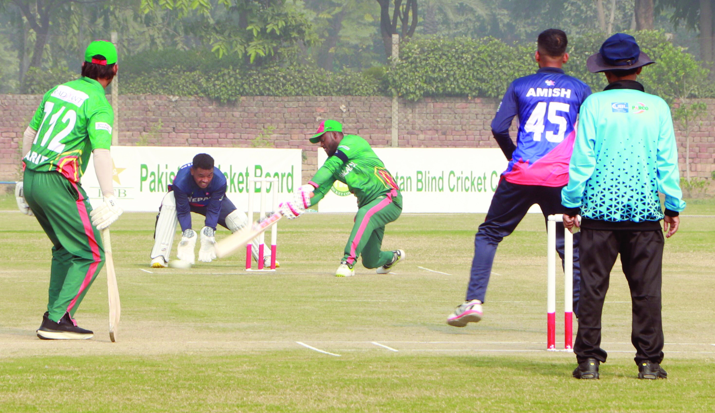 a view of the bangladesh versus nepal match during the 4th blind cricket world cup in lahore on sunday photo app