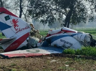 paf training jet crashes in k p killing pilot