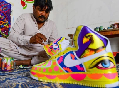 in pictures pakistani truck artist gives new flair to kicks