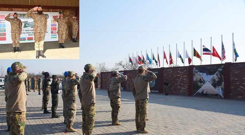 the opening ceremony of 7th international pakistan army team spirit pats exercise 2024 photo ispr