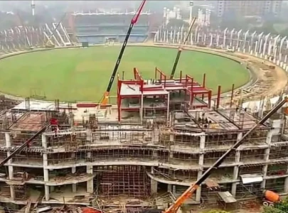 champions trophy 2025 gaddafi stadium upgrade nears completion champions trophy 2025 gaddafi stadium upgrade nears completion