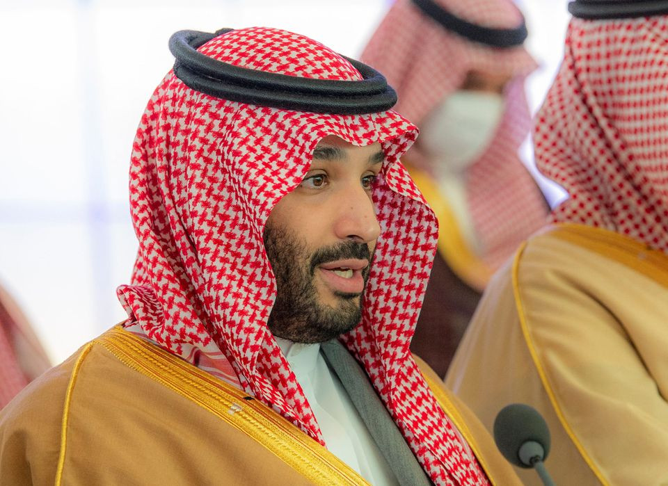 crown prince of saudi arabia mohammed bin salman is pictured during his meeting with south korea s president yoon suk yeol in seoul south korea november 17 2022 bandar algaloud courtesy of saudi royal court handout via reuters