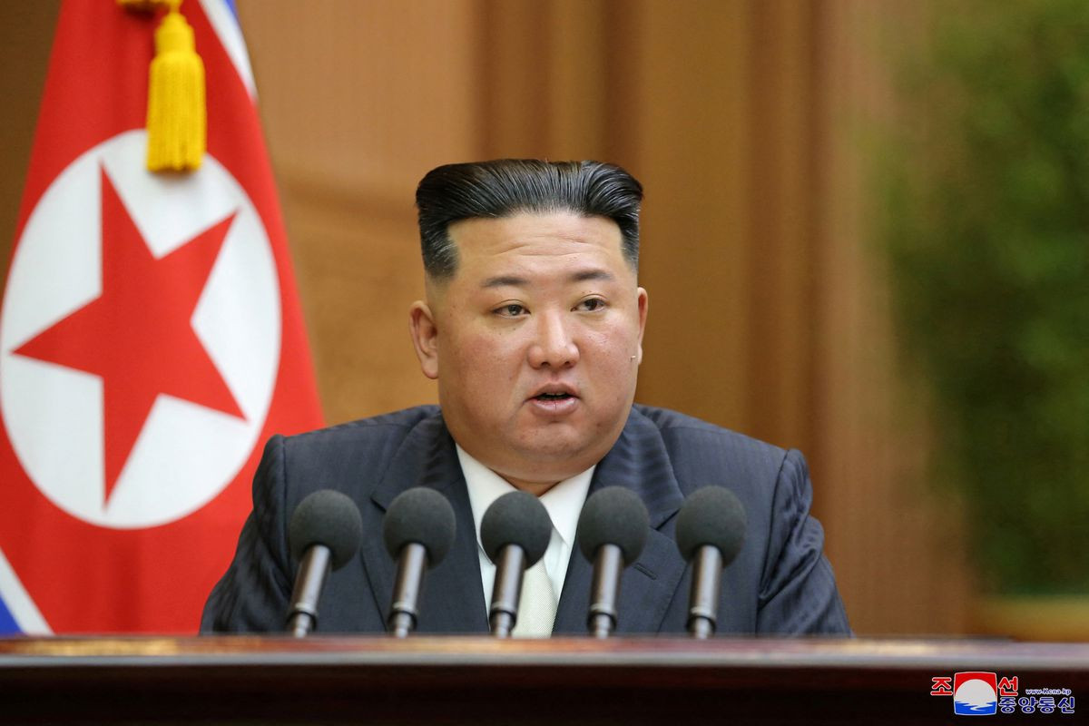 north korea s leader kim jong un addresses the supreme people s assembly north korea s parliament which passed a law officially enshrining its nuclear weapons policies in pyongyang north korea september 8 2022 in this photo released by north korea s korean central news agency kcna kcna via reuters