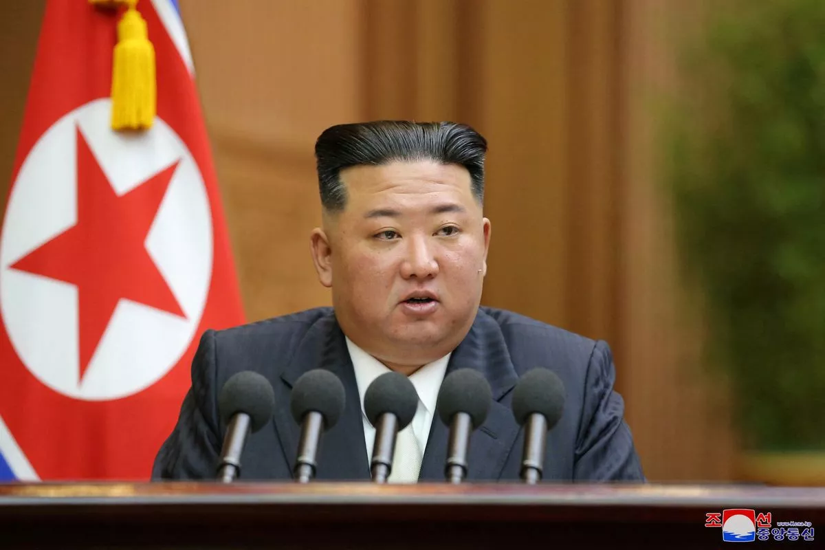 north korea s leader kim jong un addresses the supreme people s assembly north korea s parliament which passed a law officially enshrining its nuclear weapons policies in pyongyang north korea september 8 2022 in this photo released by north korea s korean central news agency kcna kcna via reuters north korea s leader kim jong un addresses the supreme people s assembly north korea s parliament which passed a law officially enshrining its nuclear weapons policies in pyongyang north korea september 8 2022 in this photo released by north korea s korean central news agency kcna kcna via reuters
