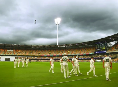ind finish on high note in rain hit gabba test ind finish on high note in rain hit gabba test