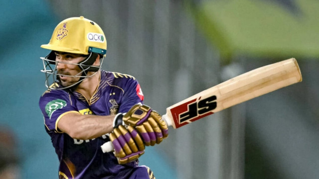 emotional rahmanullah gurbaz plays a shot in the win over sunrisers hyderabad photo afp emotional rahmanullah gurbaz plays a shot in the win over sunrisers hyderabad photo afp