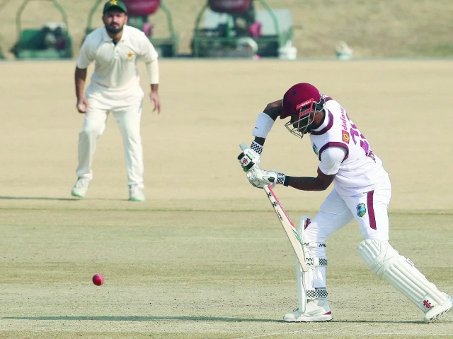 west indies team in action against shaheens at the islamabad club ground on friday photo pcb west indies team in action against shaheens at the islamabad club ground on friday photo pcb