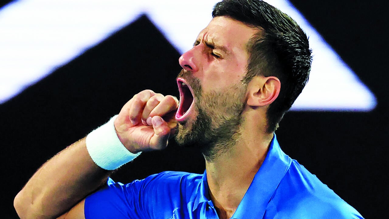 novak djokovic battled past carlos alcaraz to make the australian open semifinal photo afpcolumns