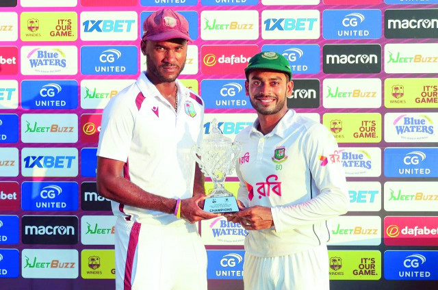bangladesh beat west indies to level test series bangladesh beat west indies to level test series