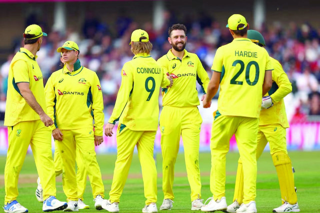 australia s matt short celebrates with teammates after taking the wicket of england s jamie smith photo reuters file australia s matt short celebrates with teammates after taking the wicket of england s jamie smith photo reuters file
