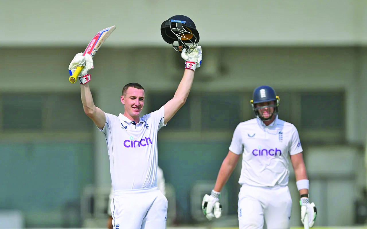 harry brook became the first england batter in 34 years to score a triple century photo afp