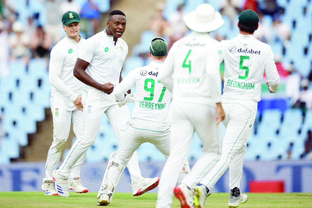 kagiso rabada ended pakistan s quick opening stand photo afp