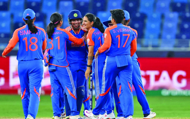 renuka singh struck twice in the powerplay to dent sri lanka photo afp renuka singh struck twice in the powerplay to dent sri lanka photo afp