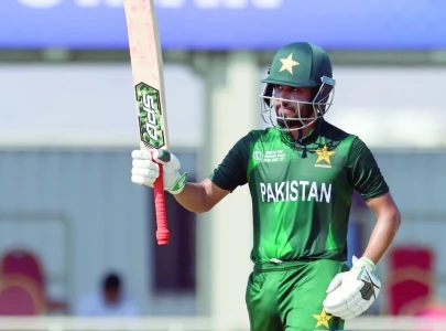 haris fifty propels shaheens to semi finals